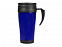 Кружка с термоизоляцией Silence 350мл, синий с логотипом в Самаре заказать по выгодной цене в кибермаркете AvroraStore
